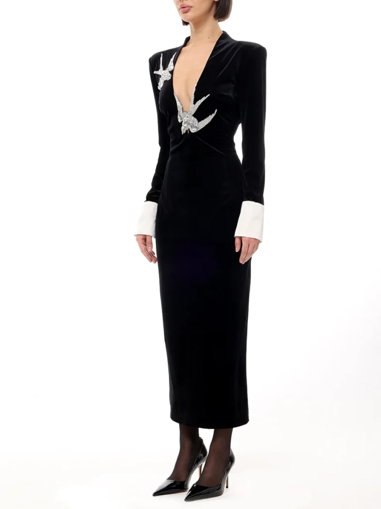 ПЛАТЬЕ БАРХАТНОЕ YANINA