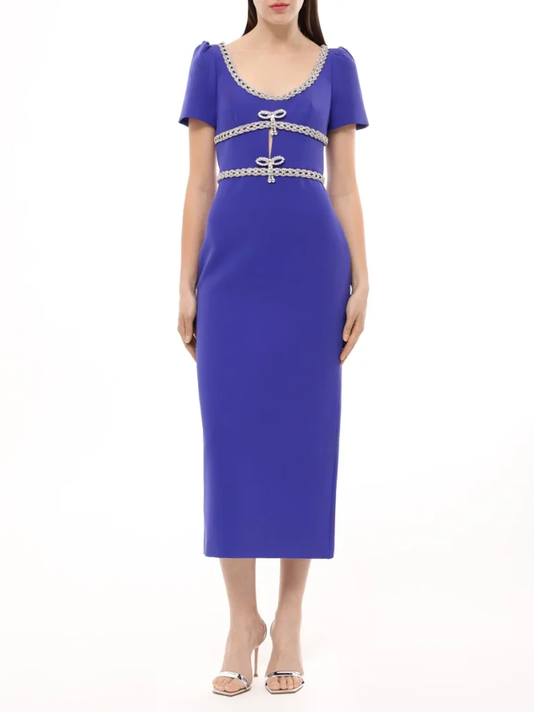 ПЛАТЬЕ ОДНОТОННОЕ SELF-PORTRAIT