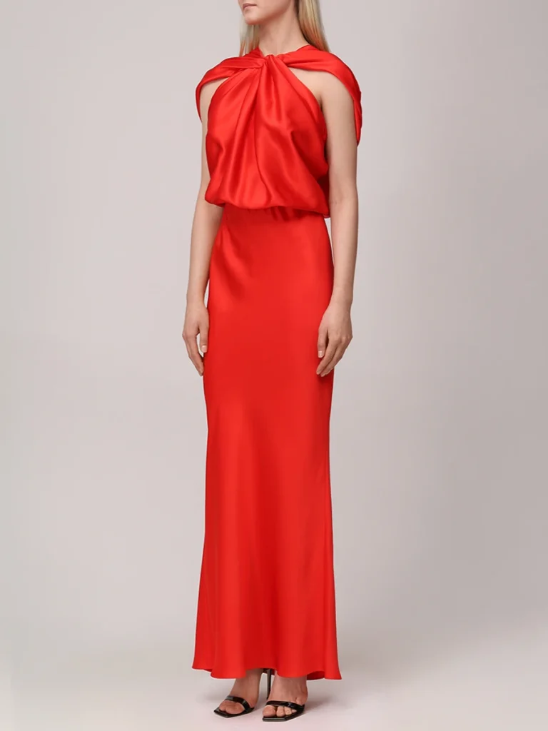 ПЛАТЬЕ ИЗ ШЕЛКА И ВИСКОЗЫ SASUPHI