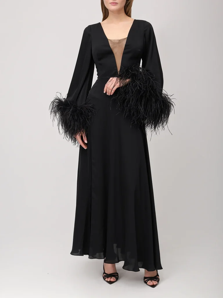 ПЛАТЬЕ ADELE ШЕЛКОВОЕ WHITE LILY