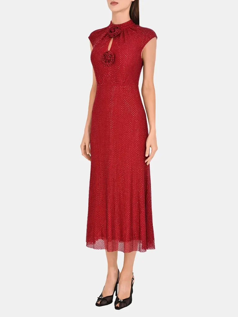 ПЛАТЬЕ ОДНОТОННОЕ SELF-PORTRAIT