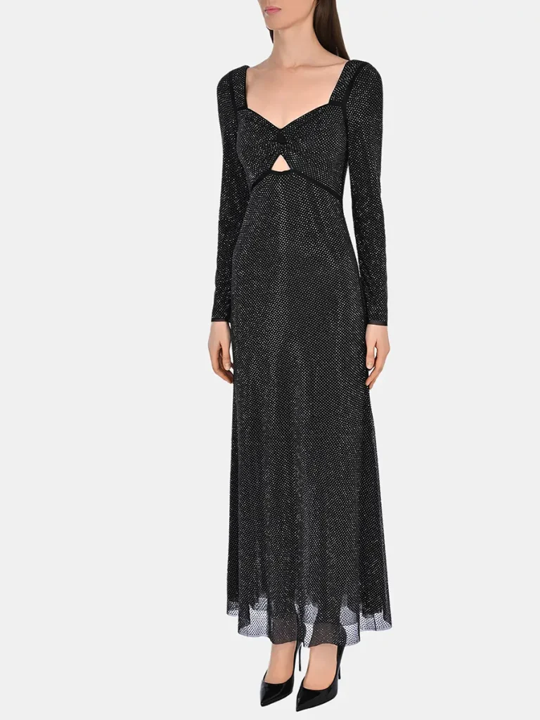 ПЛАТЬЕ СО СТРАЗАМИ SELF-PORTRAIT