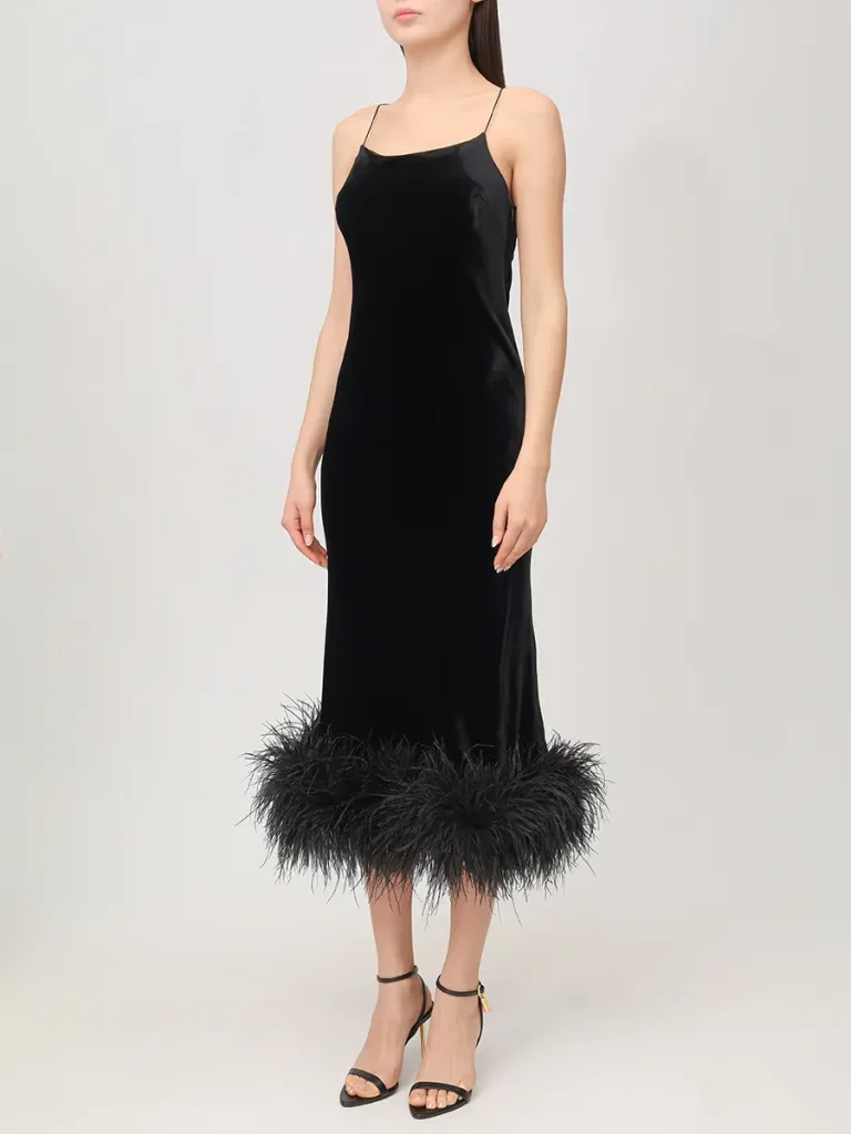 ПЛАТЬЕ-КОМБИНАЦИЯ БАРХАТНОЕ ALINE