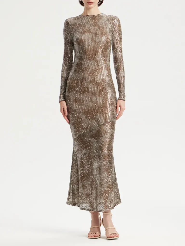 ПЛАТЬЕ С ПАЙЕТКАМИ EMILIA DELL’ORO