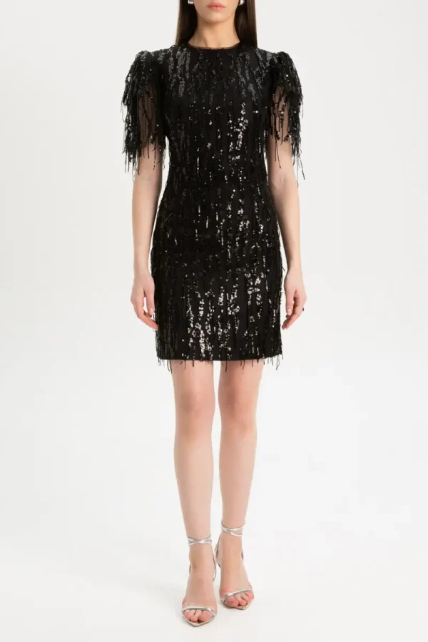 ПЛАТЬЕ С ПАЙЕТКАМИ EMILIA DELL’ORO