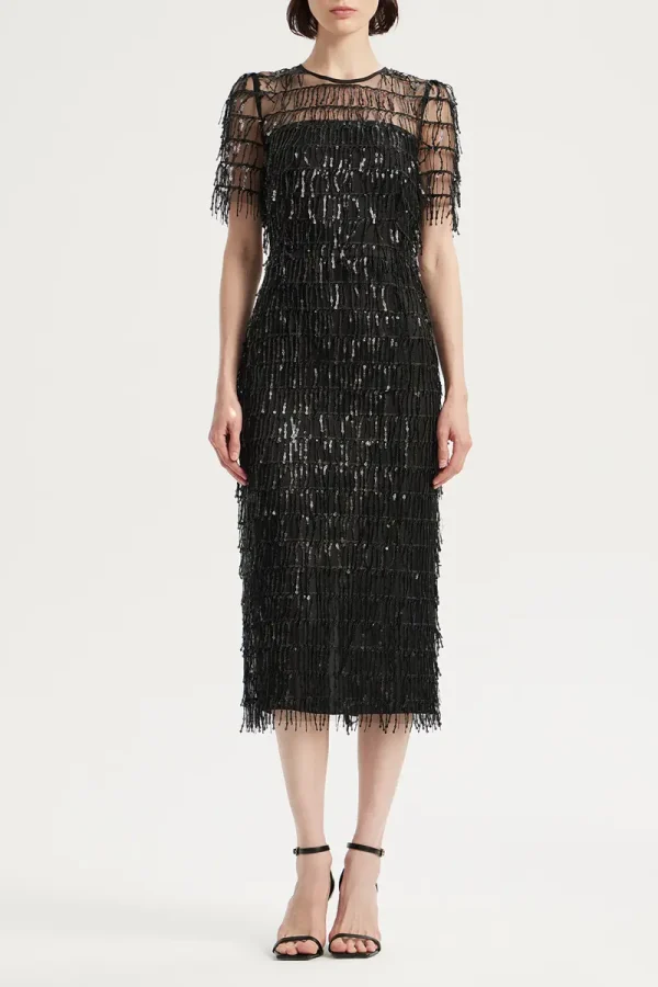 ПЛАТЬЕ С ПАЙЕТКАМИ EMILIA DELL’ORO