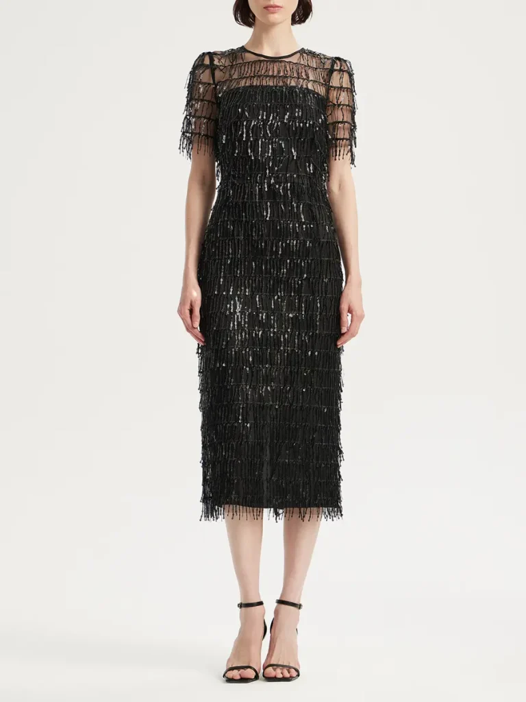 ПЛАТЬЕ С ПАЙЕТКАМИ EMILIA DELL’ORO