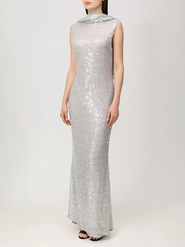 ПЛАТЬЕ SILVER С ПАЙЕТКАМИ PHATEMM