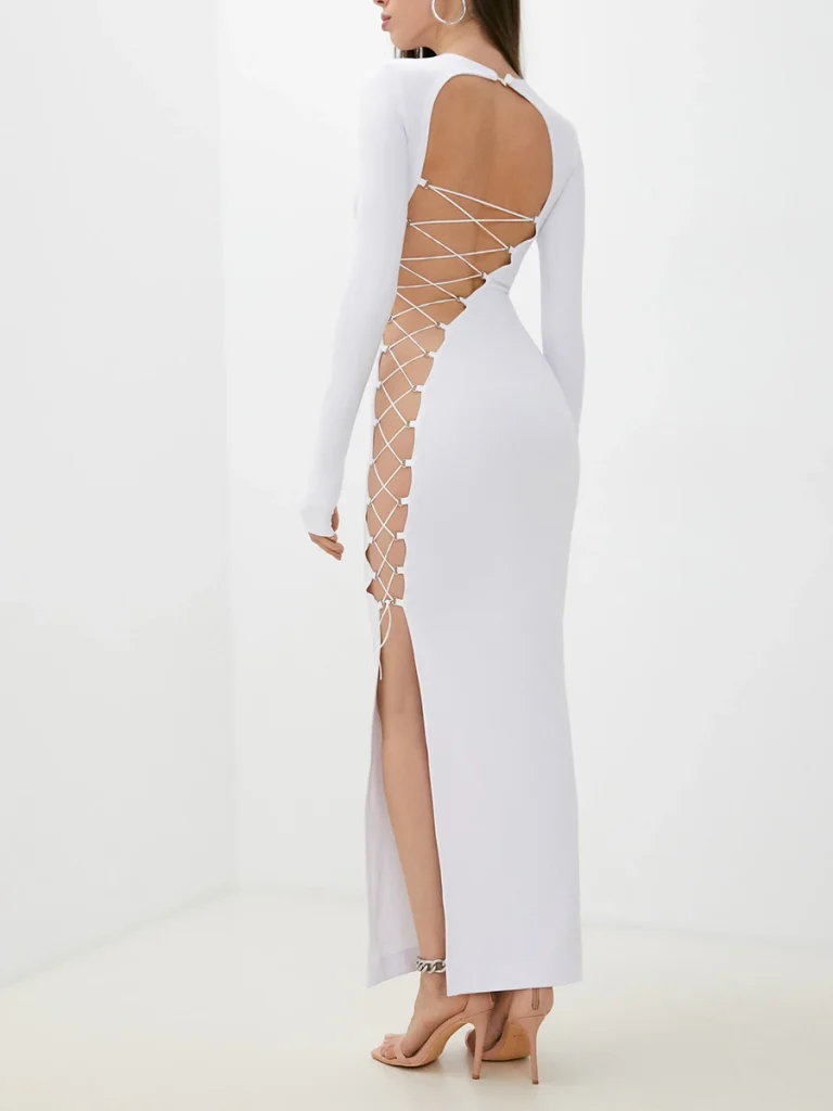 ПЛАТЬЕ ИЗ ВИСКОЗЫ HAILEY LI LAB