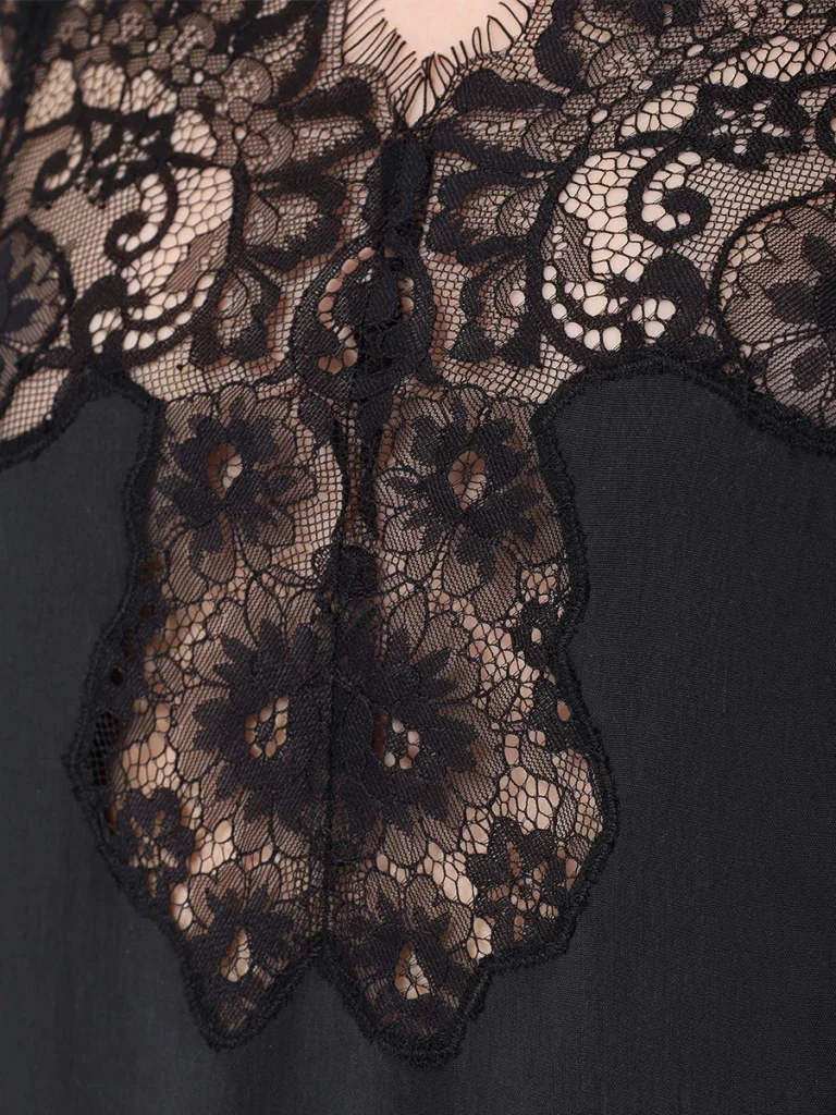 ПЛАТЬЕ-КОМБИНАЦИЯ С КРУЖЕВОМ BENGEROUS