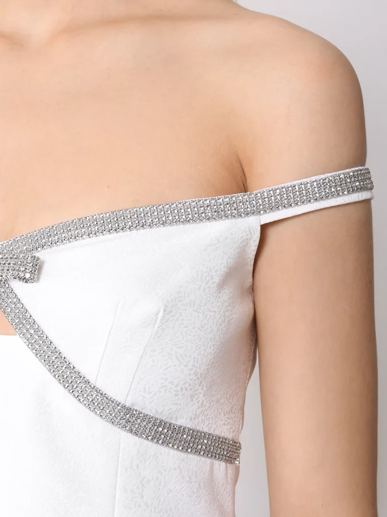 ПЛАТЬЕ СО СТРАЗАМИ SELF-PORTRAIT