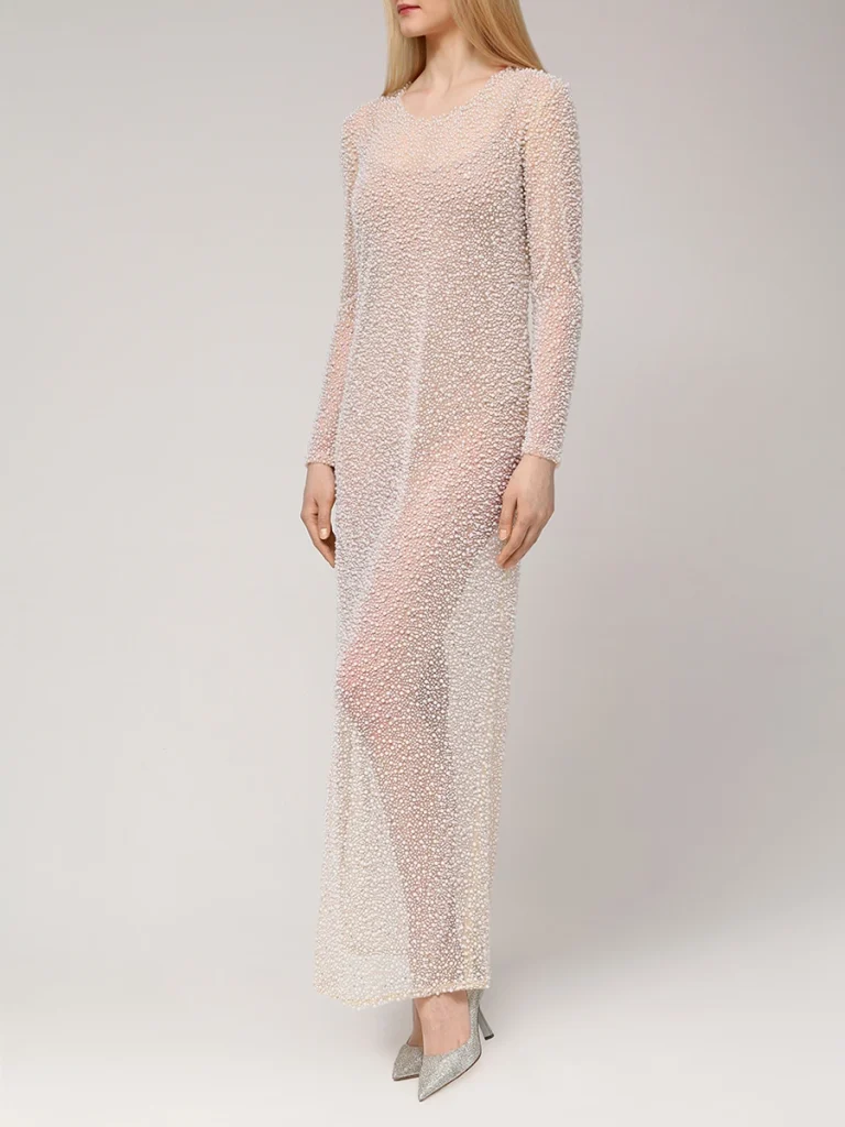 ПЛАТЬЕ С ЖЕМЧУГОМ LEFFERS