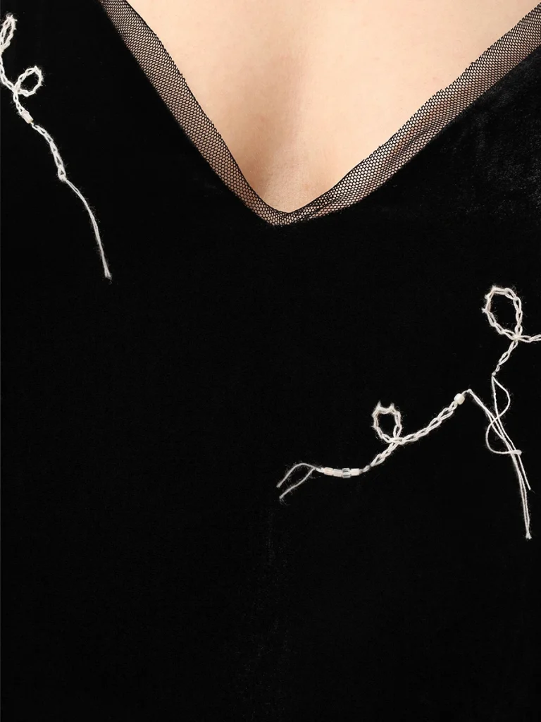 ПЛАТЬЕ-КОМБИНАЦИЯ БАРХАТНОЕ CELLESTERRA