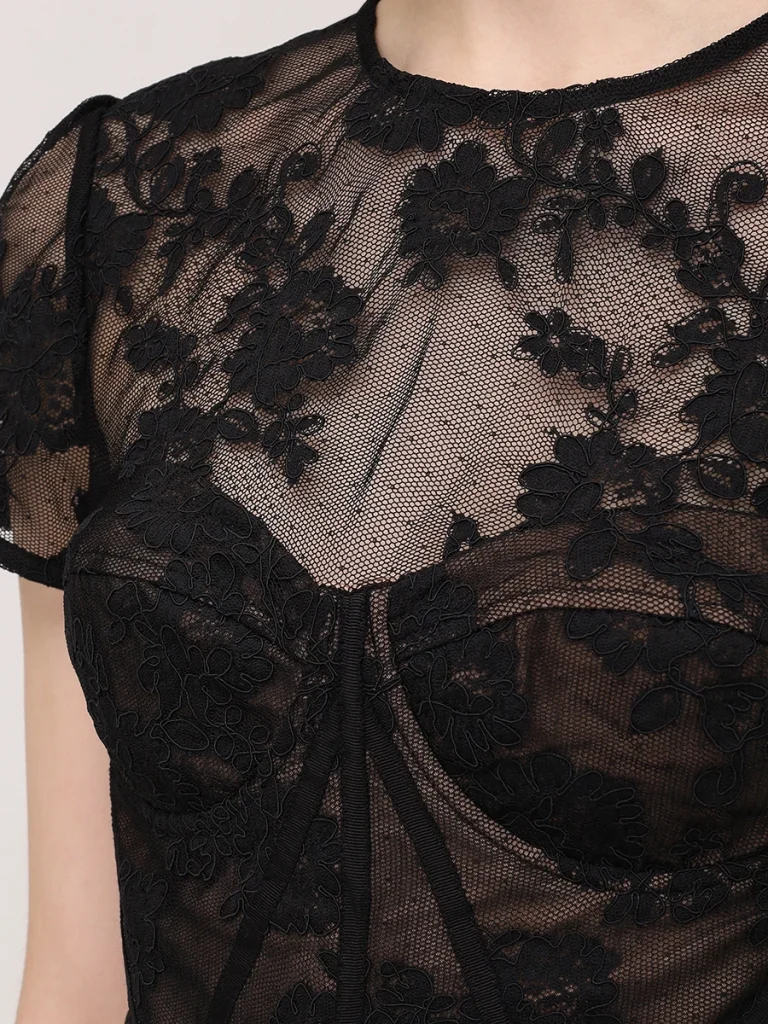 ПЛАТЬЕ КРУЖЕВНОЕ SELF-PORTRAIT