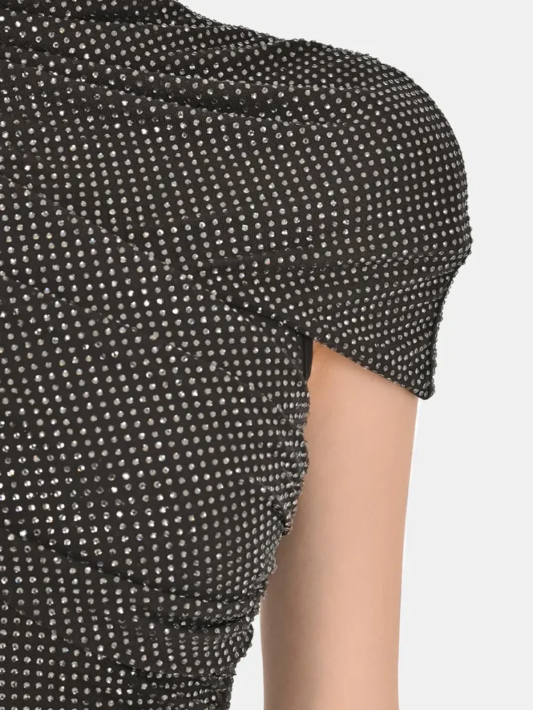 ПЛАТЬЕ СО СТРАЗАМИ SELF-PORTRAIT