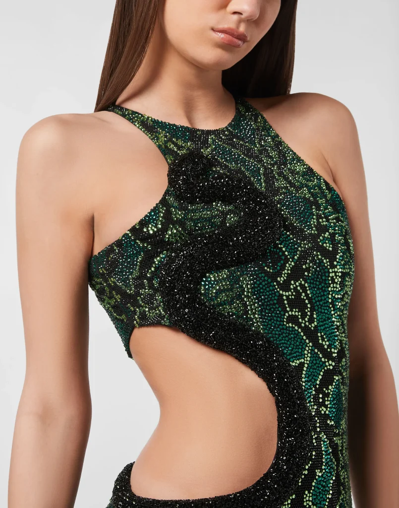 ПЛАТЬЕ СО СТРАЗАМИ PHILIPP PLEIN