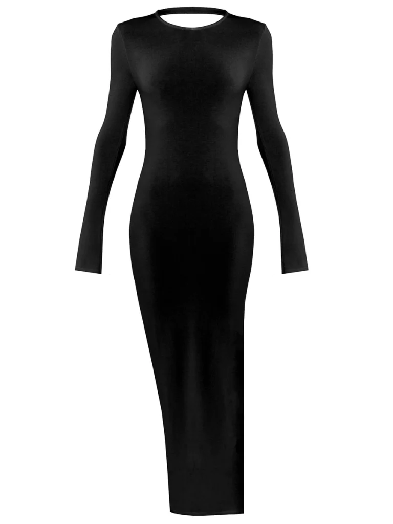 ПЛАТЬЕ ТРИКОТАЖНОЕ С ОТКРЫТОЙ СПИНКОЙ NUDE STORY