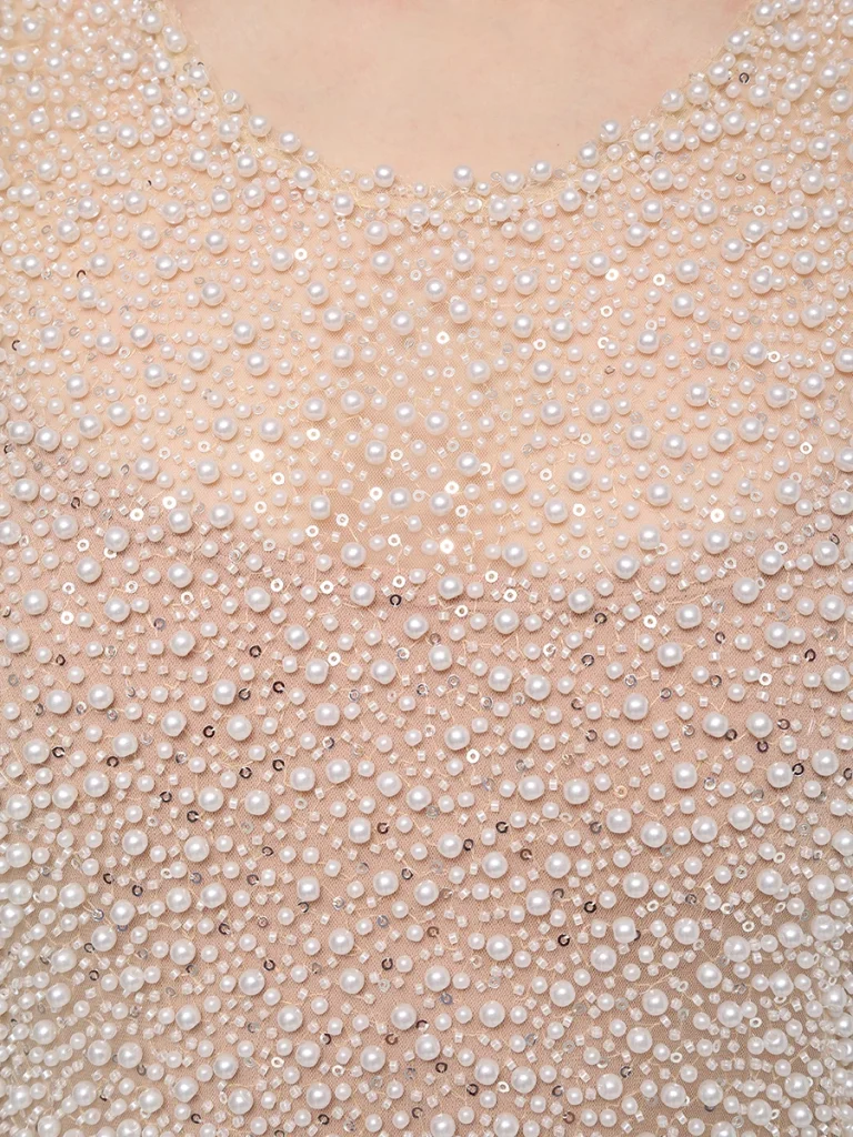 ПЛАТЬЕ С ЖЕМЧУГОМ LEFFERS