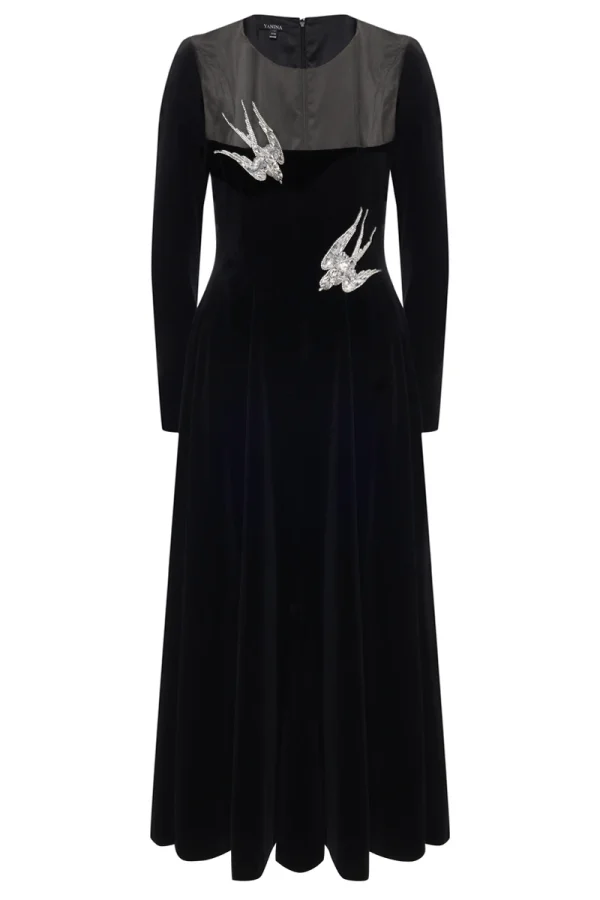 ПЛАТЬЕ БАРХАТНОЕ YANINA