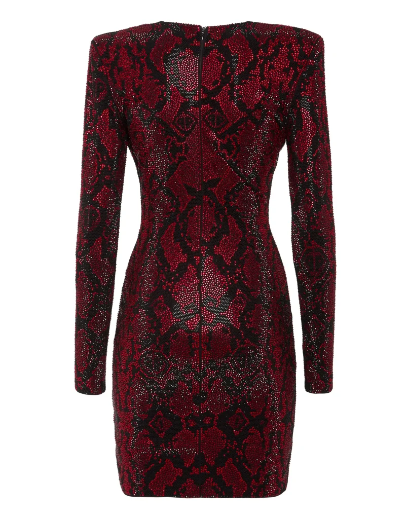 ПЛАТЬЕ СО СТРАЗАМИ PHILIPP PLEIN