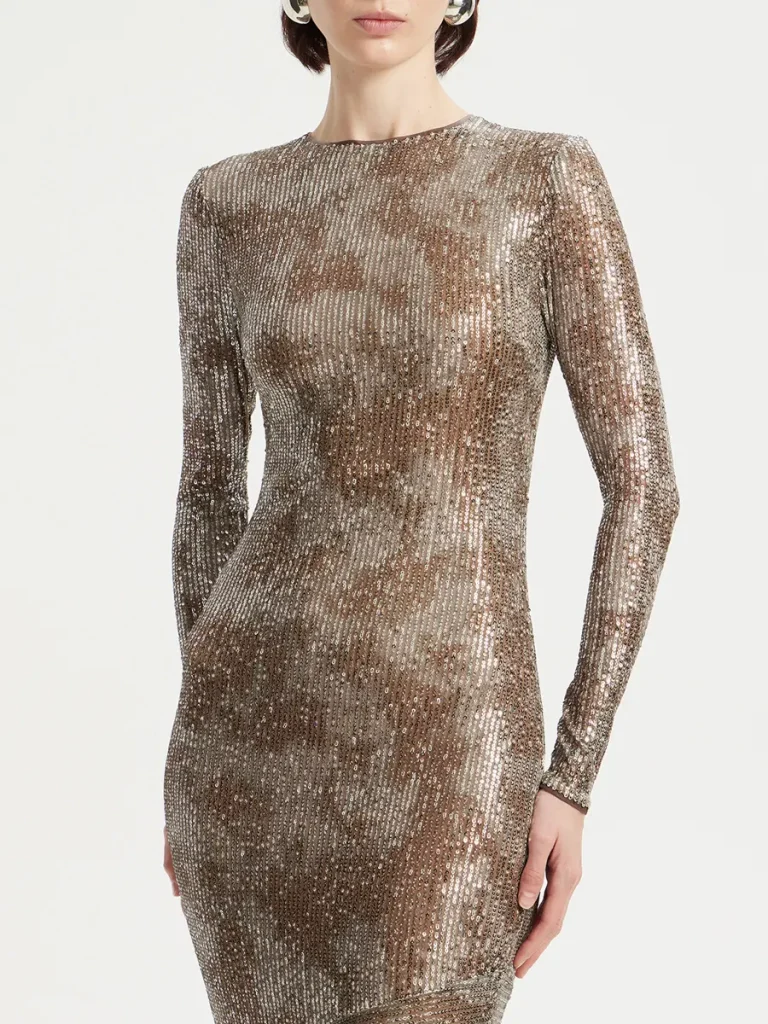 ПЛАТЬЕ С ПАЙЕТКАМИ EMILIA DELL’ORO