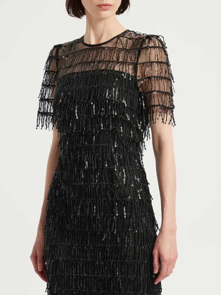 ПЛАТЬЕ С ПАЙЕТКАМИ EMILIA DELL’ORO