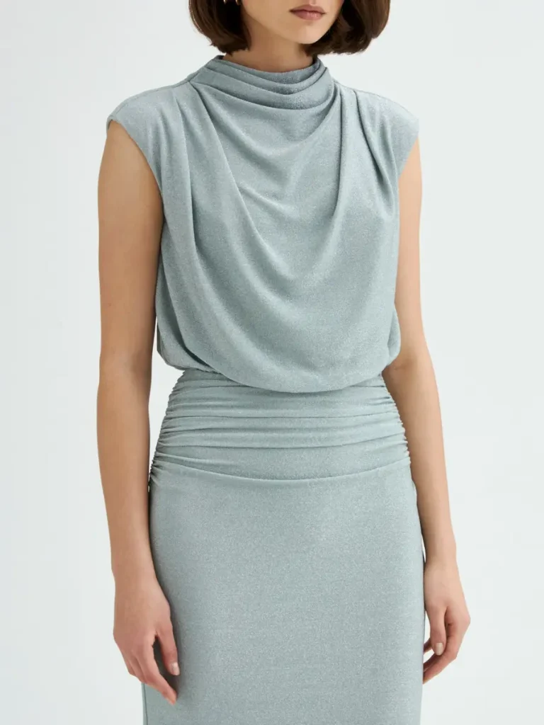 ПЛАТЬЕ С ЛЮРЕКСОМ EMILIA DELL’ORO