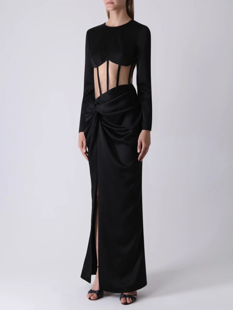 ПЛАТЬЕ АТЛАСНОЕ RASARIO