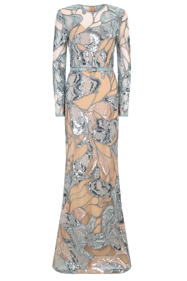 ПЛАТЬЕ С ПАЙЕТКАМИ ELIE SAAB