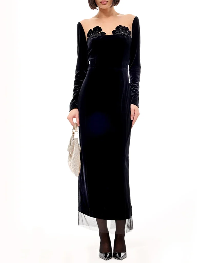 ПЛАТЬЕ БАРХАТНОЕ YANINA