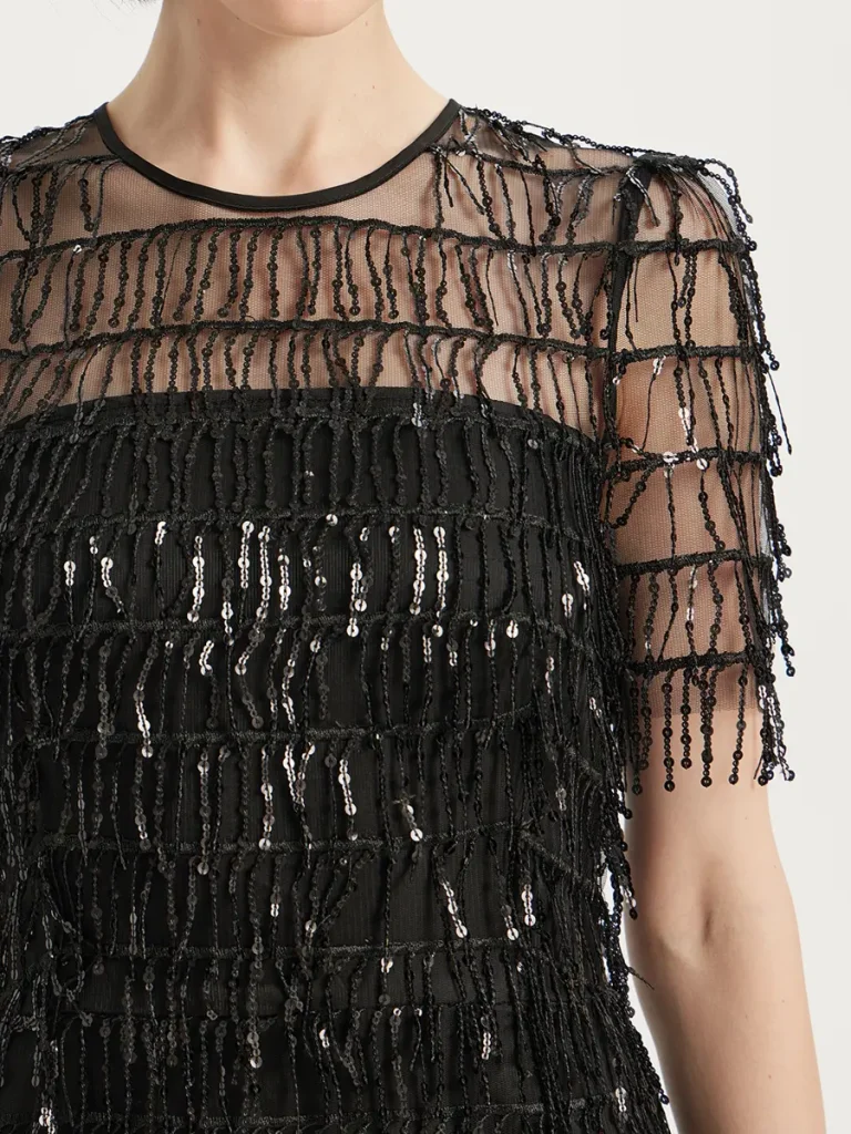 ПЛАТЬЕ С ПАЙЕТКАМИ EMILIA DELL’ORO