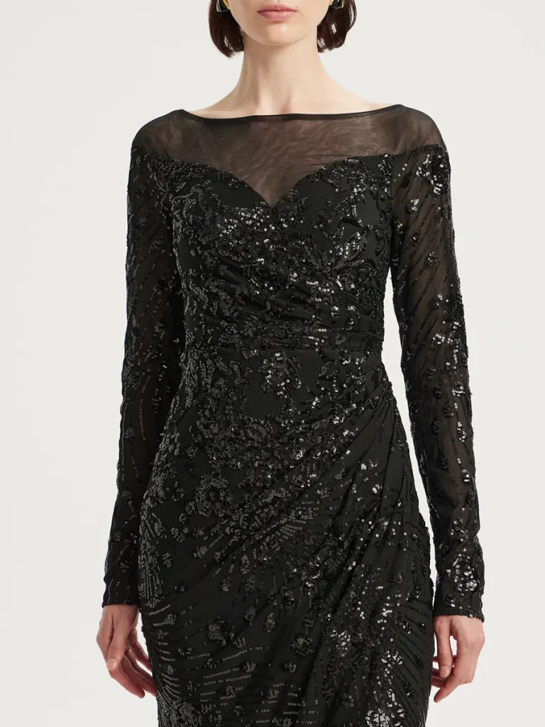 ПЛАТЬЕ С ПАЙЕТКАМИ EMILIA DELL’ORO