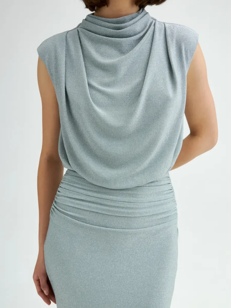 ПЛАТЬЕ С ЛЮРЕКСОМ EMILIA DELL’ORO