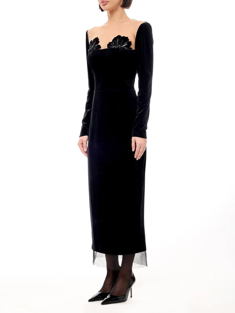 ПЛАТЬЕ БАРХАТНОЕ YANINA