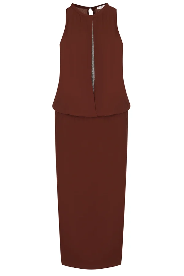 ПЛАТЬЕ ШЕЛКОВОЕ BRUNELLO CUCINELLI