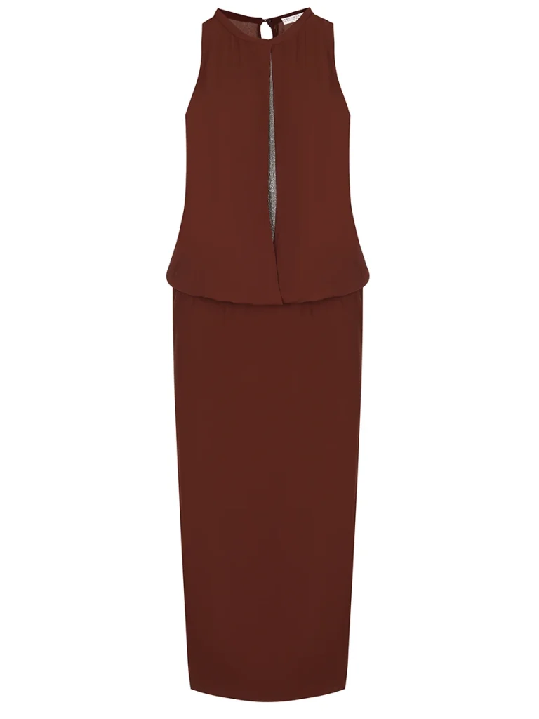 ПЛАТЬЕ ШЕЛКОВОЕ BRUNELLO CUCINELLI