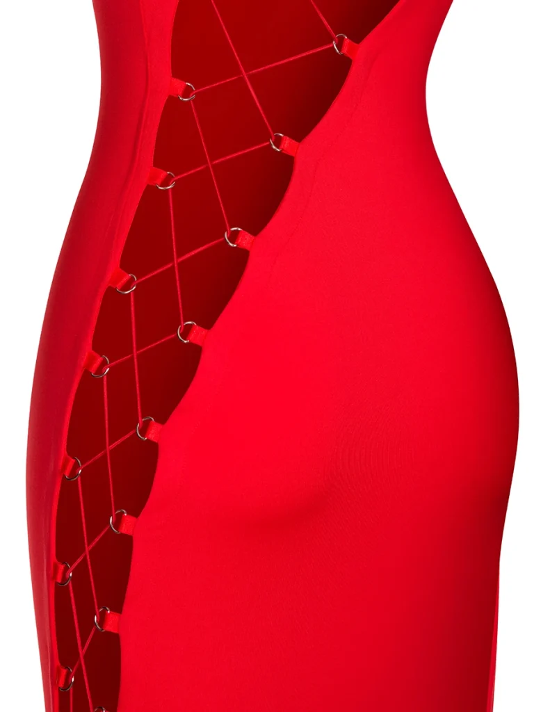 ПЛАТЬЕ ИЗ ВИСКОЗЫ HAILEY LI LAB