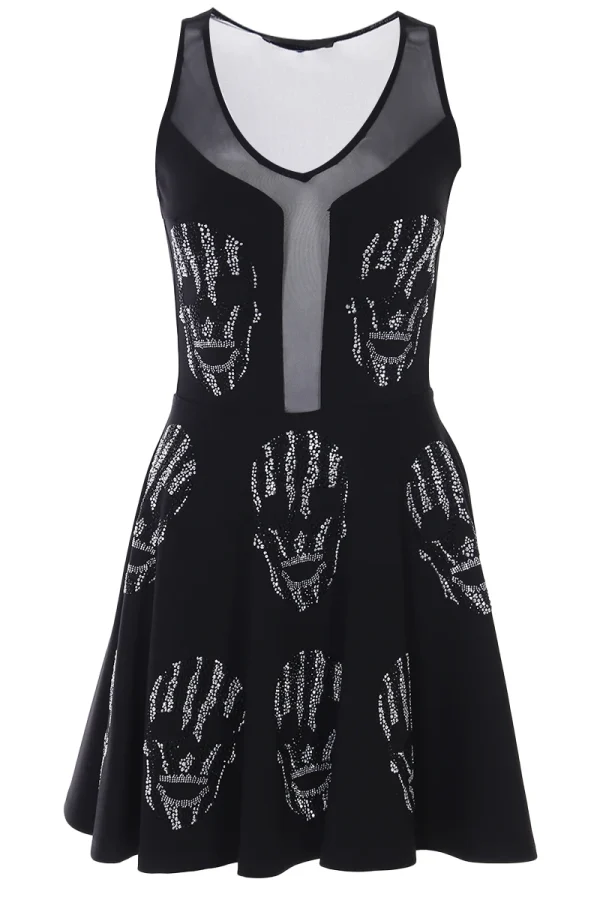 ПЛАТЬЕ СО СТРАЗАМИ PHILIPP PLEIN